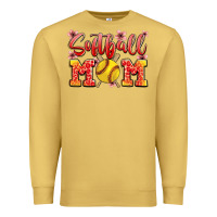 Antique Gold softball mom Premium Sweatshirt - JahusDesignShop