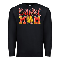 Black softball mom Premium Sweatshirt - JahusDesignShop
