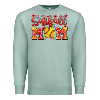 Seafoam softball mom Premium Sweatshirt - JahusDesignShop