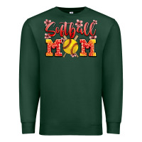Sports Green softball mom Premium Sweatshirt - JahusDesignShop