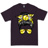 Plum softball mom Premium Tee - RacoonDesign