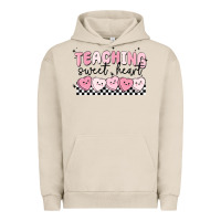 Pigment French Oak teaching sweetheart Urban Hoodie - MaliasSmallBusiness