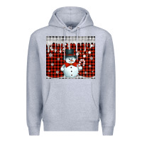 Heather Grey christmas snowman tumbler Premium Hoodie - Jasminsmagicworld
