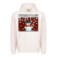 Pale Pink christmas snowman tumbler Premium Hoodie - Jasminsmagicworld