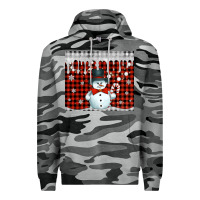 Slate Camo christmas snowman tumbler Premium Hoodie - Jasminsmagicworld