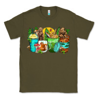 Army Green bear coffee cups Classic Tee - Zillion Design Studio