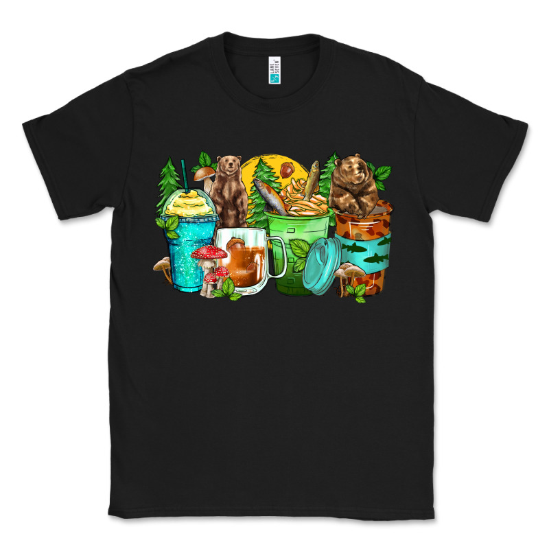 Bear Coffee Cups Classic Tee by Zillion Design Studio | Teevron