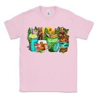 Bubblegum Pink bear coffee cups Classic Tee - Zillion Design Studio