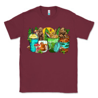 Burgundy bear coffee cups Classic Tee - Zillion Design Studio
