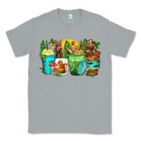 Heather Grey bear coffee cups Classic Tee - Zillion Design Studio