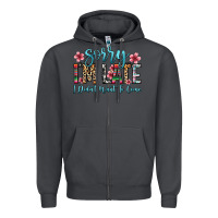 Smoke sorry i m late i didn t want to come Zipper Hoodie - Zillion Design Studio