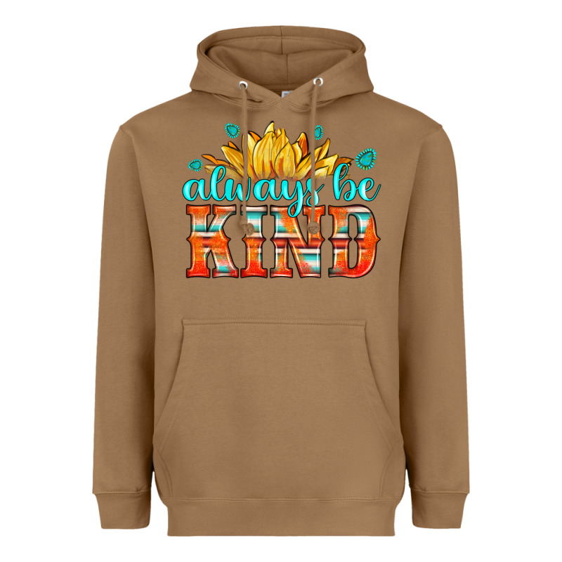 Always Be Kind Heavyweight Hoodie by HRA Design Shop | Teevron