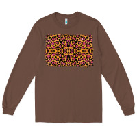 Chestnut leopard glitter background Long Sleeve Tee - RanaPortraitStore