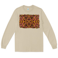 Leopard Glitter Background Long Sleeve Tee | Teevron