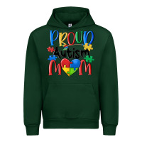Forest Green proud autism mom Urban Hoodie - MaliasSmallBusiness