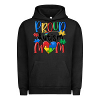 Pigment Black proud autism mom Urban Hoodie - MaliasSmallBusiness
