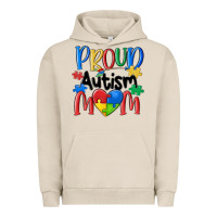 Pigment French Oak proud autism mom Urban Hoodie - MaliasSmallBusiness