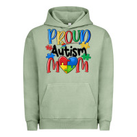 Pigment Oil Green proud autism mom Urban Hoodie - MaliasSmallBusiness