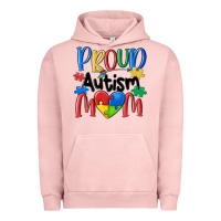 Pigment Salmon proud autism mom Urban Hoodie - MaliasSmallBusiness