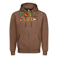 Teacher Life Zipper Hoodie | Teevron