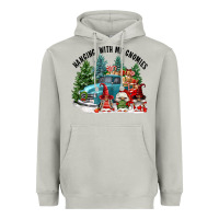 Moon Dust hanging with my gnomies Heavyweight Hoodie - FaDigitalArtStudio