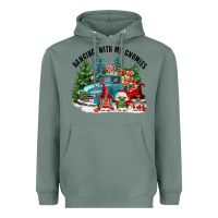 Sage hanging with my gnomies Heavyweight Hoodie - FaDigitalArtStudio