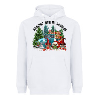 White hanging with my gnomies Heavyweight Hoodie - FaDigitalArtStudio