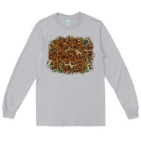 Moon Dust leopard tooled leather turquoise Long Sleeve Tee - RanaPortraitStore