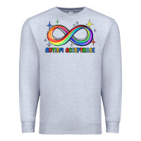 Heather Grey autism acceptance Premium Sweatshirt - JahusDesignShop
