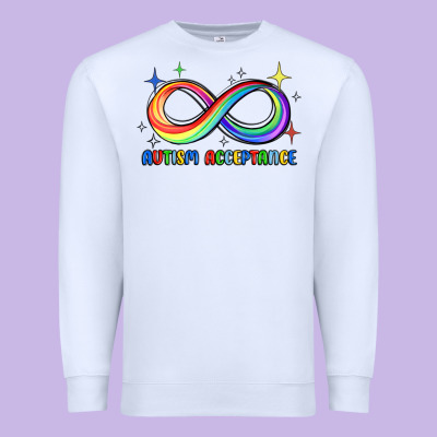 Autism Acceptance Premium Sweatshirt Designed By Jahusdesignshop