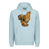 Blue Mist Cochin Chicken Premium Hoodie - LillyAllenDesigns