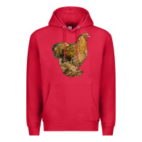 Cardinal Cochin Chicken Premium Hoodie - LillyAllenDesigns