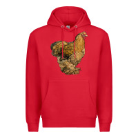Red Cochin Chicken Premium Hoodie - LillyAllenDesigns