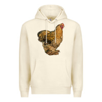 Sandshell Cochin Chicken Premium Hoodie - LillyAllenDesigns