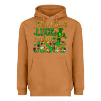 Meerkat i dont need luck ive got jesus st. patricks day Heavyweight Hoodie - Neo Western