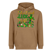 Toasted Coconut i dont need luck ive got jesus st. patricks day Heavyweight Hoodie - Neo Western