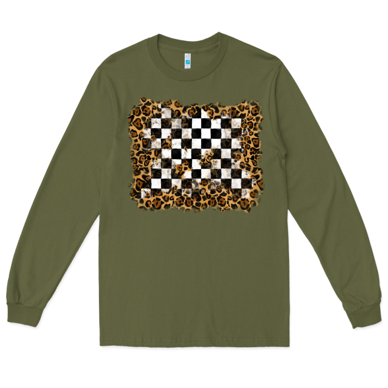Racing Leopard Background Long Sleeve Tee by RanaPortraitStore | Teevron