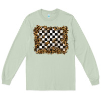 Matcha racing leopard background Long Sleeve Tee - RanaPortraitStore