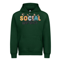 Forest Green social worker Urban Hoodie - MaliasSmallBusiness
