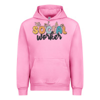 Fuchsia Pink social worker Urban Hoodie - MaliasSmallBusiness