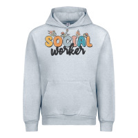 Heather Grey social worker Urban Hoodie - MaliasSmallBusiness