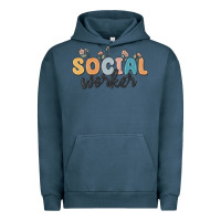 Pigment Midnight Navy social worker Urban Hoodie - MaliasSmallBusiness