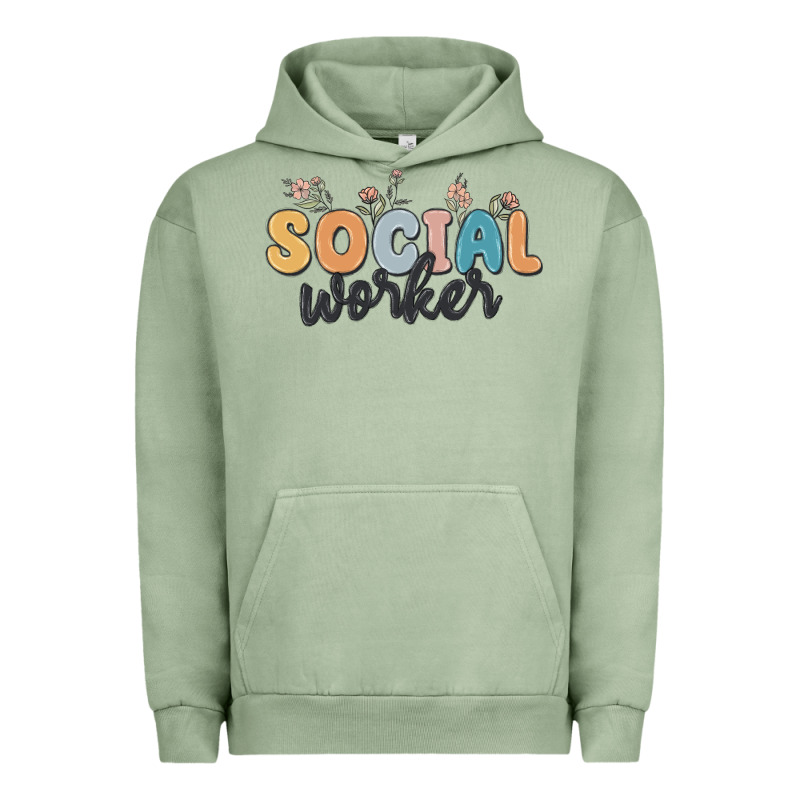 Social Worker Urban Hoodie by MaliasSmallBusiness | Teevron