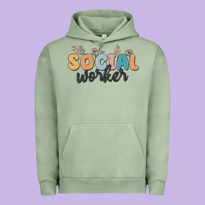 Social Worker Urban Hoodie Designed By Maliassmallbusiness