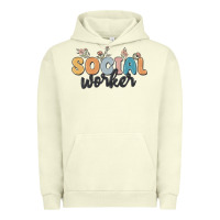 Pigment Pistachio social worker Urban Hoodie - MaliasSmallBusiness