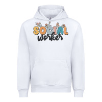 White social worker Urban Hoodie - MaliasSmallBusiness