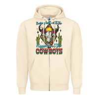 Sandshell raising hell with the hippies and the cowboys Zipper Hoodie - Zillion Design Studio