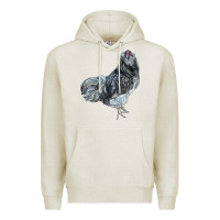 Oatmeal Heather Ameraucana Rooster Premium Hoodie - LillyAllenDesigns