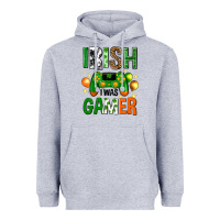 Irish I Was Gamer St. Patricks Day Heavyweight Hoodie | Teevron