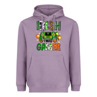 Lavender irish i was gamer st. patricks day Heavyweight Hoodie - Neo Western
